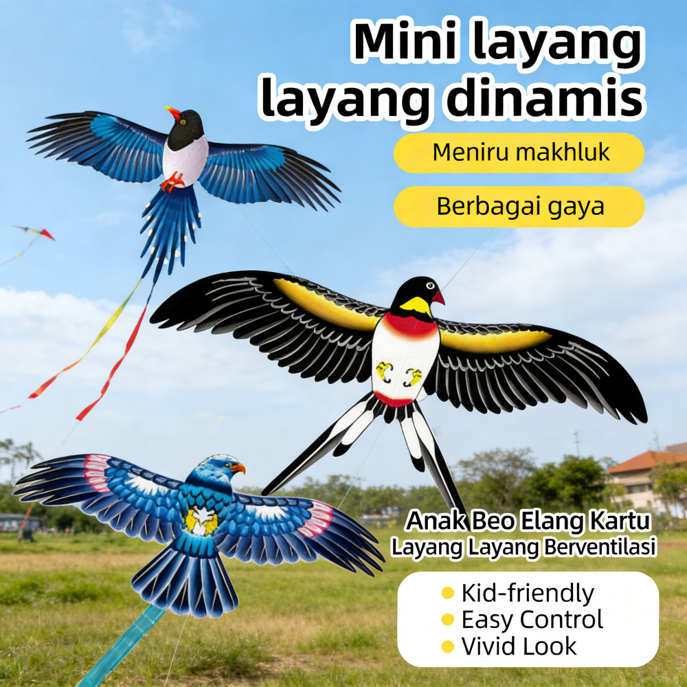 Anak Burung Layang-layang Elang Berventilasi Layang-layang