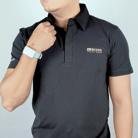 GADINGKU_  JB Boss Wangki Polo Shirt Kaos Kerah Stretch Melar Atletis Tidak Panas Pria Men Cowo