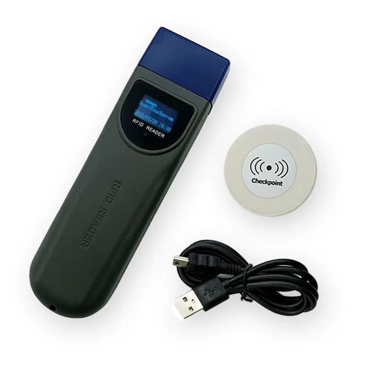 Security guard monitoring 125Khz Rfid Tag system guard tour patrol system