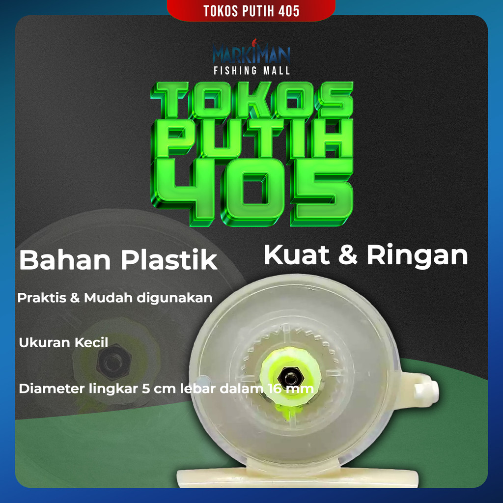 Reel Tokos Ogawa Fly Reel #45 Bening Transparant Bening Reel PancingTegek Keratkan Pancing Transpara