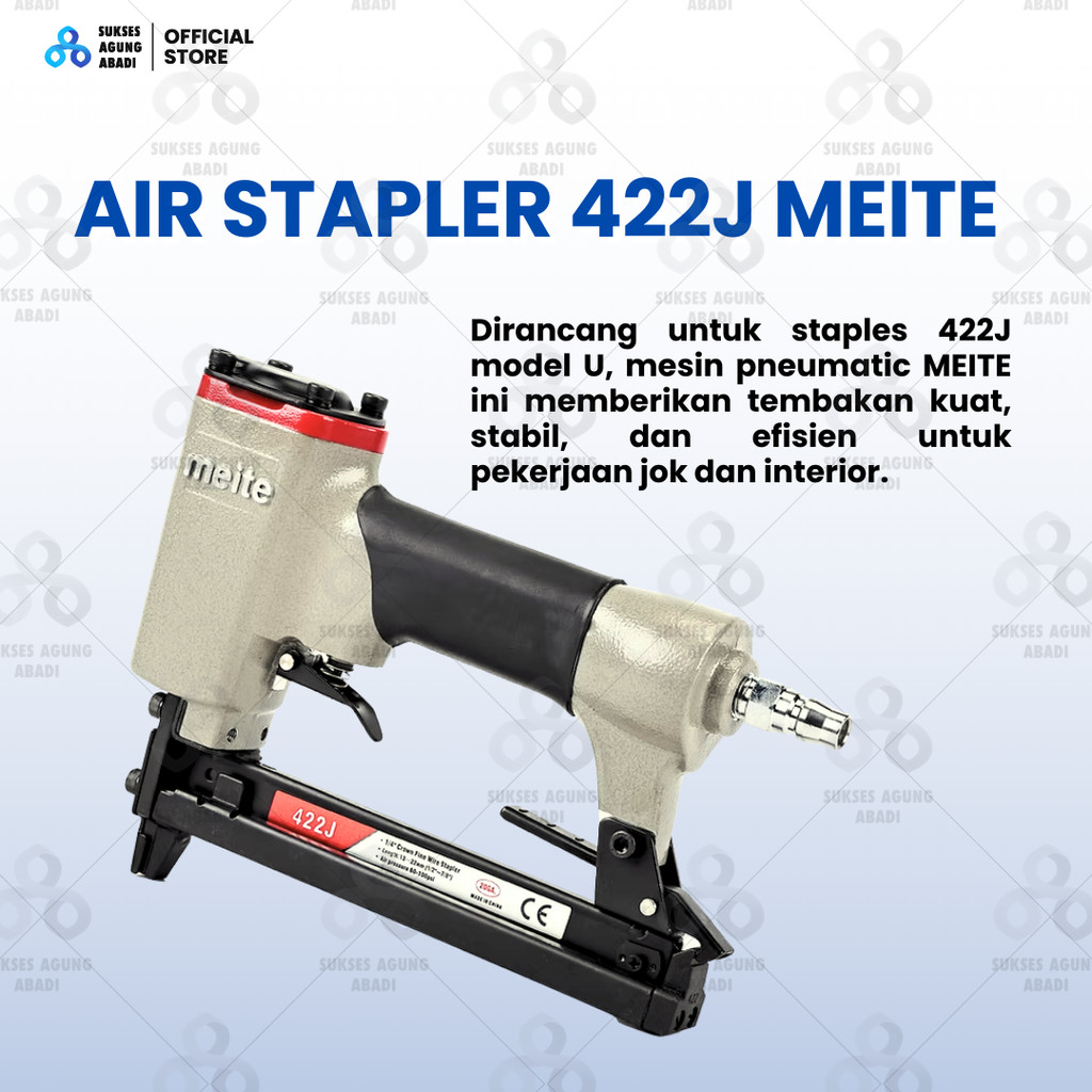 AIR STAPLER / PNEUMATIC STAPLER / MESIN STAPLES 422J MEITE