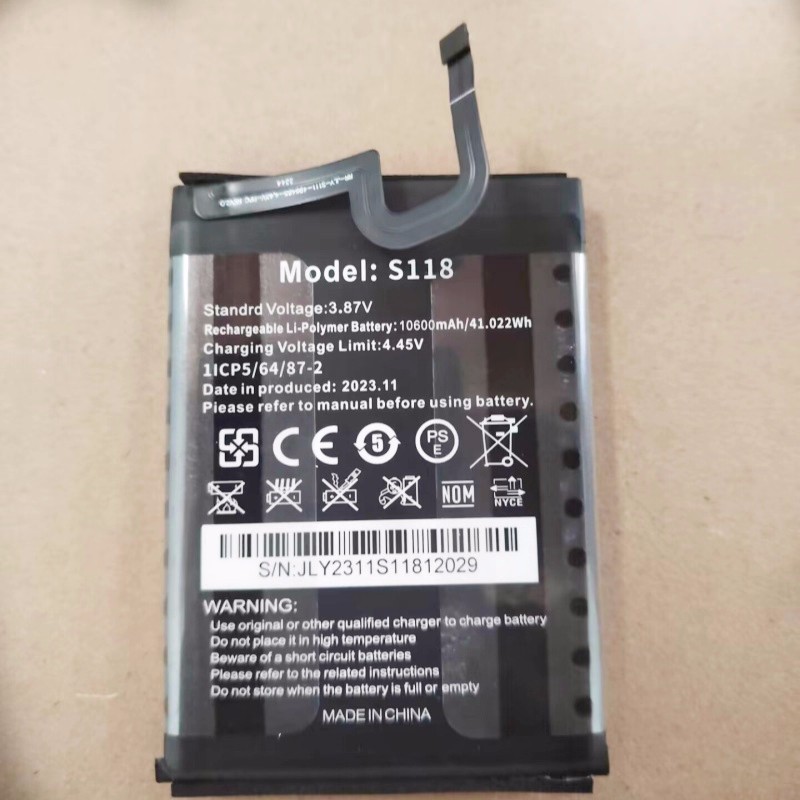For Oukitel WP27 S117 Mobile Phone Battery High Performance 8500Mah OUKITEL WP36/36Pro  WP28 S118