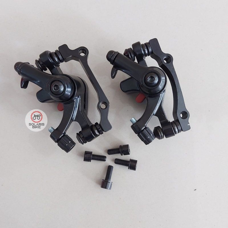 Kaliper Rem Cakram Sepeda MTB Kepala Disc Brake Mekanik