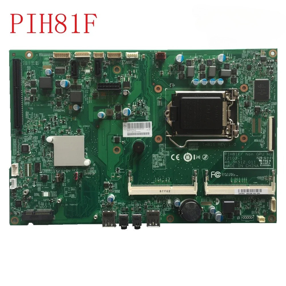 For Lenovo S520 S3040 M7200z M7250z AIO Motherboard IH81S PIH81F 121031 483KS08011 Mainboard 100%tes