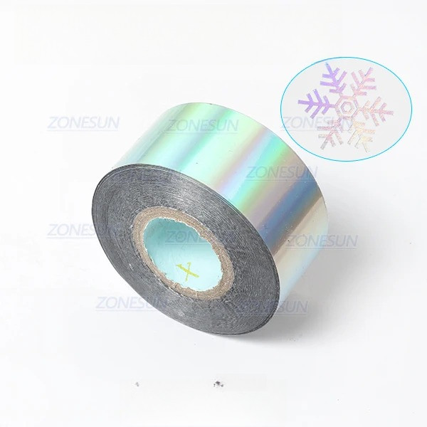 ZONESUN Hot Stamping Foil 3cm Hot Stamp Ribbon Date Cong Foil Paper Hot Embossing Foil Paper Make Co