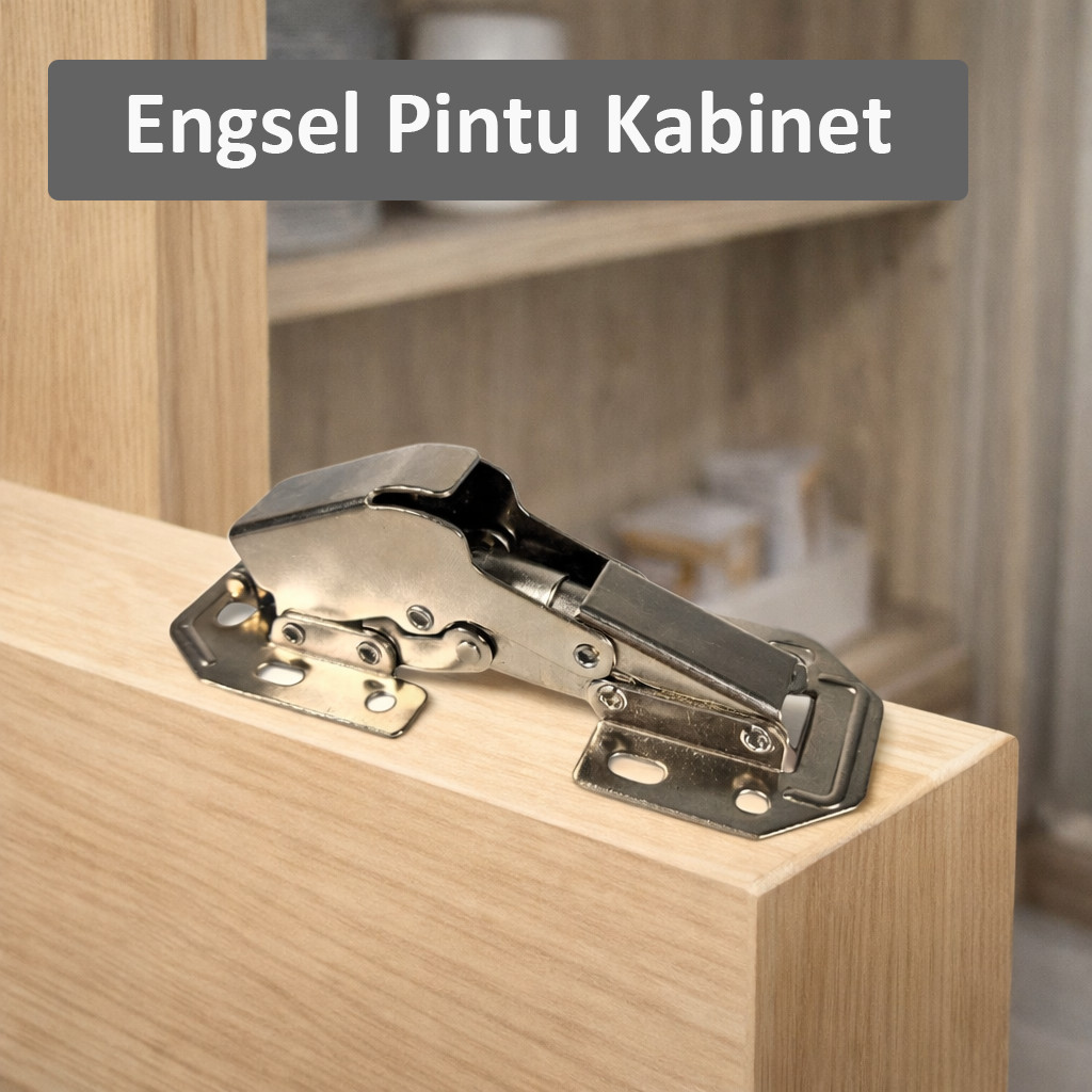Engsel Pintu Kabinet 90 Derajat Soft Close Hydraulic Hinge Door - Hinge Door Soft Close Tahan Lama -