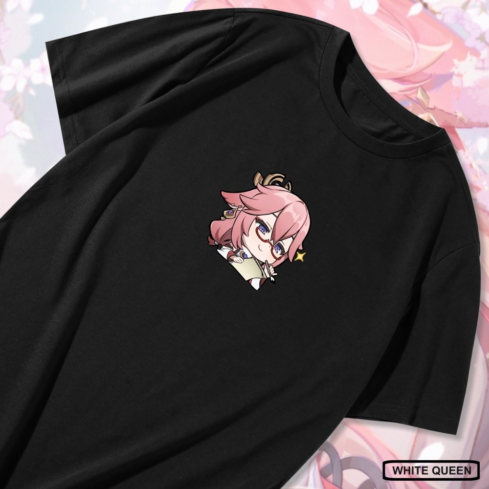 KAOS YAE MIKO CHIBI EMOJI V3 -  GENSHIN IMPACT YAE MIKO CHIBI V3