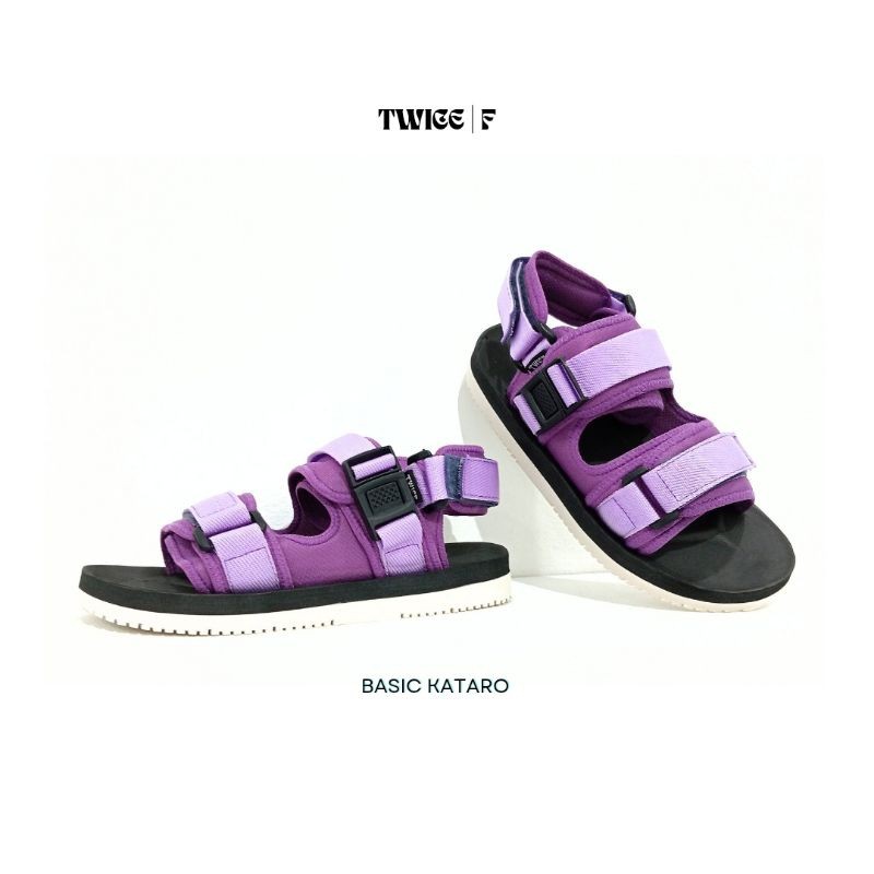 Custom TradeMark | TWICE KATARO | Sandal Traveling Unisex | Sandal Slide Unisex | Sandal Velcro Wani