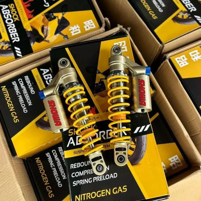 Shock Belakang Showa Kuning Skok Showa CB 400 Double Klik 325mm Detail Original