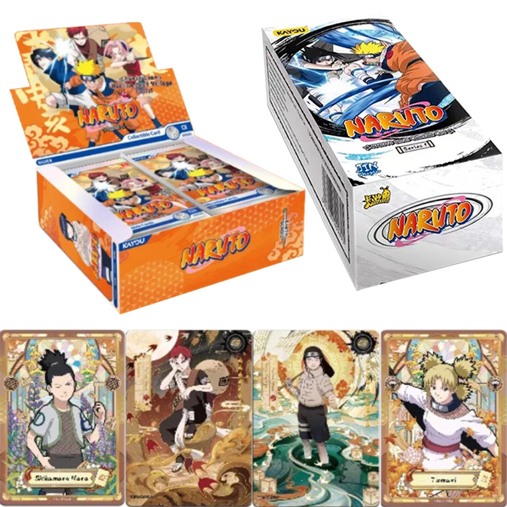 KAYOU Genuine Naruto Card English Version Smriti apter of Solers Sasuke Shikamaru Sakura CR Cards An