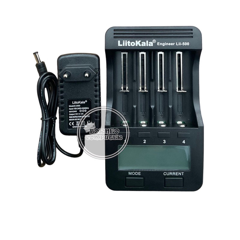Promo Murah CHARGER BATTERY CELL 18650 LIITOKALA LII-500 LII500 LII 500 Terlaris