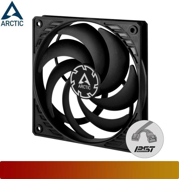 ARCTIC P12 Slim PWM PST | Pressure-optimised 120 mm PWM Fan - Single Fan