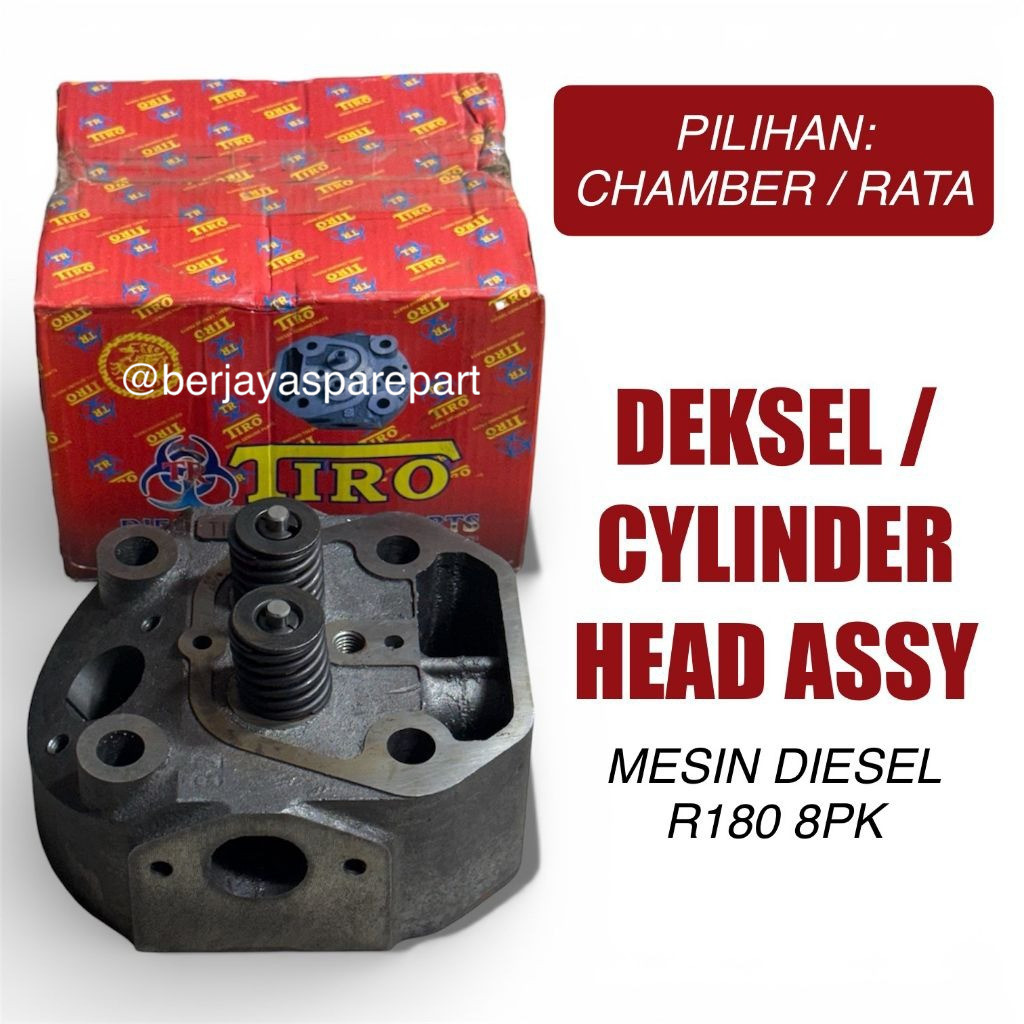 R180 Cylinder Head Kop Deksel Mesin Diesel DongFeng 8PK JiangDong Shark Molen semen