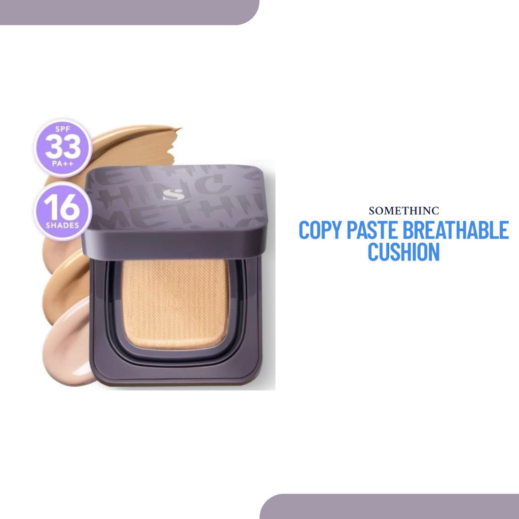 Somethinc Copy Paste Breathable Mesh Cushion SPF 33 PA++/Alas Bedak