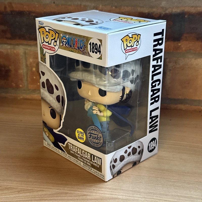 Official Genuine One Piece Trafalgar Law #1894 Noctilucent Action Figure Doll Funko Pop Collection L