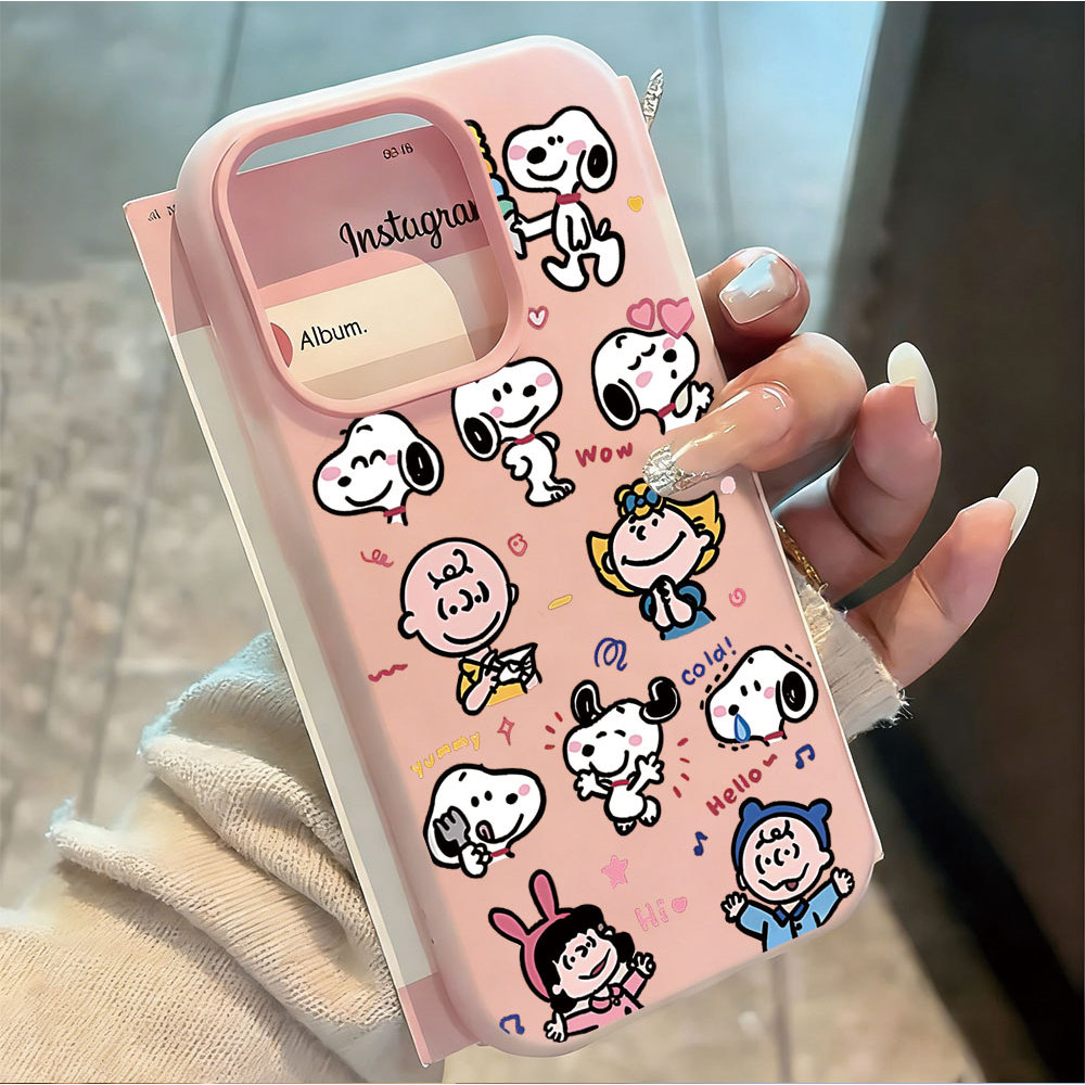 Snoopy Jelly 2nd 1 Soft Case For Realme C71 C75 Note 70 60 C65 C67 C63 C61 C53 C55 C51 C35 Realme10 