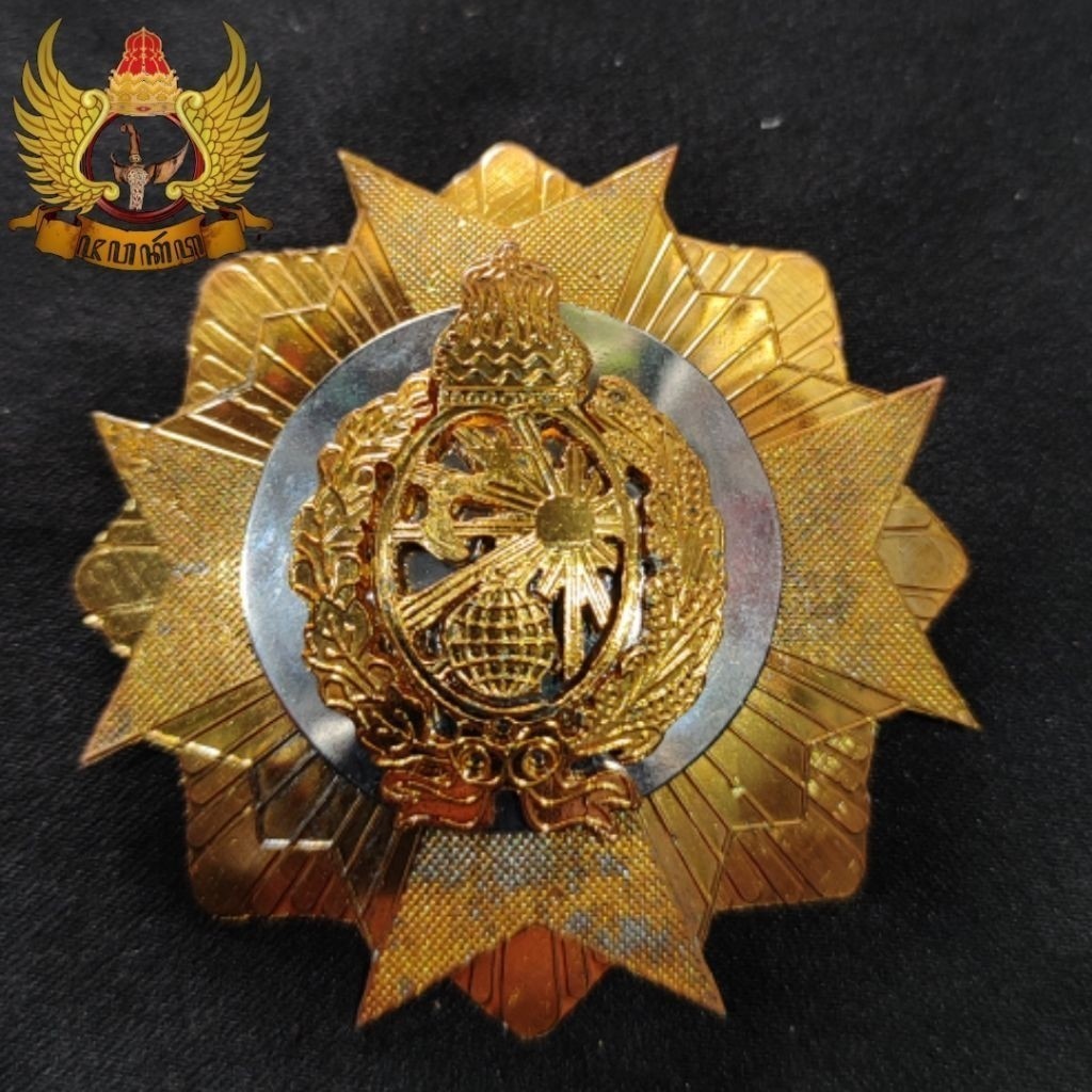 Bross Pin Beskap Logo Bangsawan Keraton Kasunanan Surakarta Bahan Kuningan