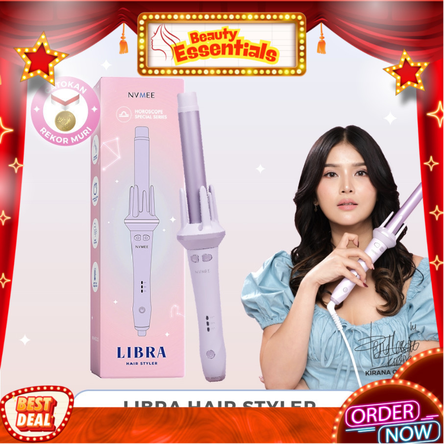 NVMEE - Catokan Pelurus Rambut Saturn | Libra | Scorpio | Sagitarius | Aries| beauty - Hair Styler