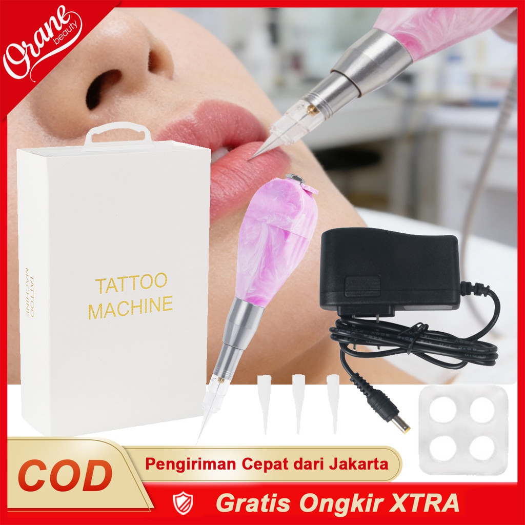 Oranebeauty  Mesin Sulam Ombre Wireless Powder Tattoo 56G Alis Bibir Eyeliner