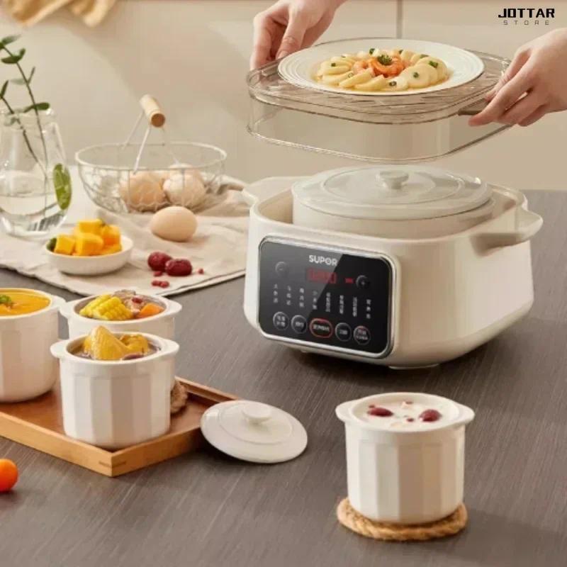 Stew cup water stew household automatic ceramic electric stew pot soup pot health crock pot soup coo