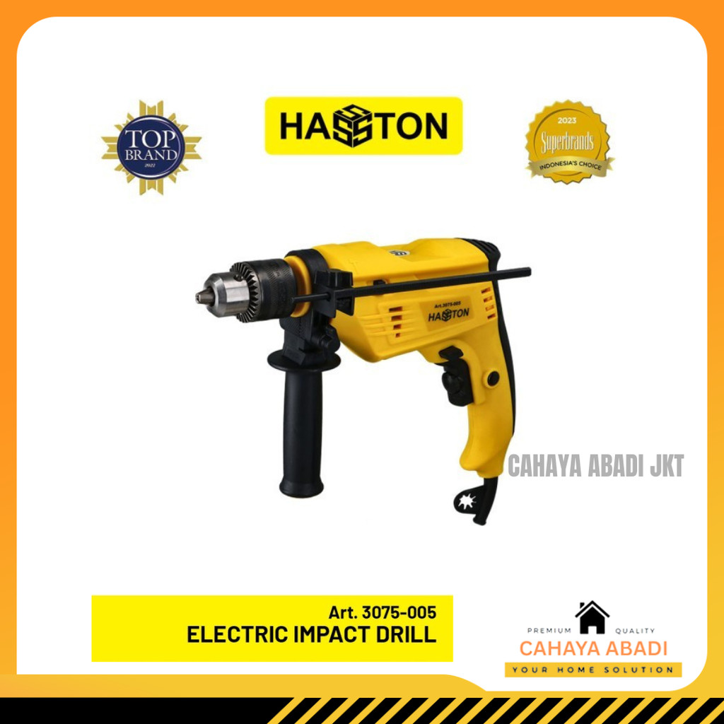 MESIN BOR LISTRIK IMPACT 13MM HASSTON PROHEX 3075-005