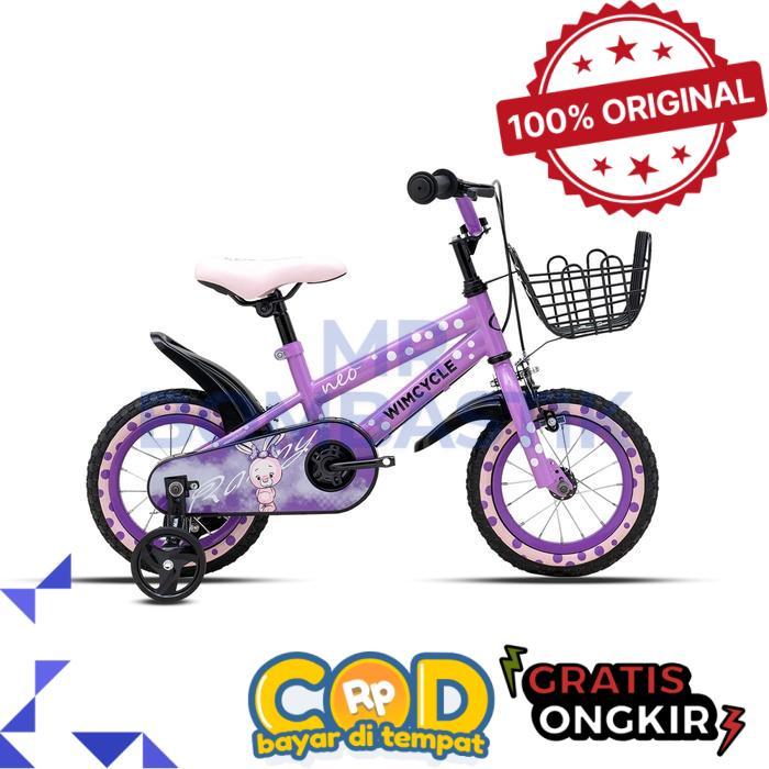 Wimcycle Neo Sepeda Anak [12 Inch] - Rany Purple