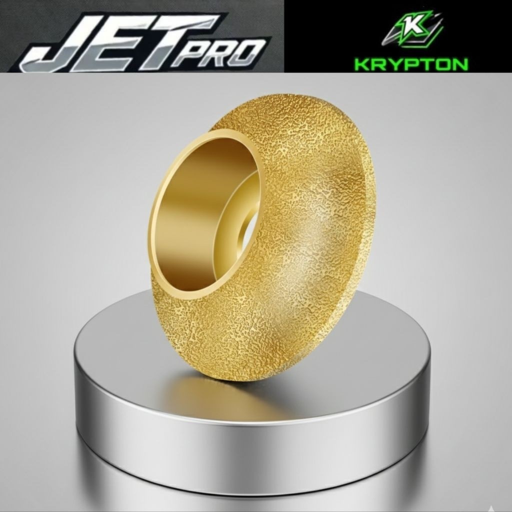 JETPRO Mata gerinda diamond bevel granite 75mm Japan quality