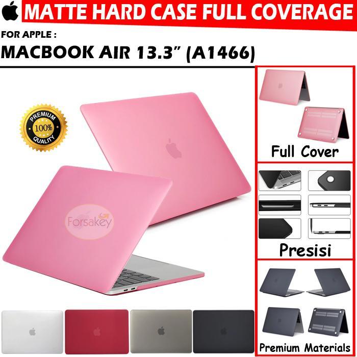 Macbook Air 13.3 13 A1466 2013 2014 2015 2017 Hard Case Casing Cover - Hitam