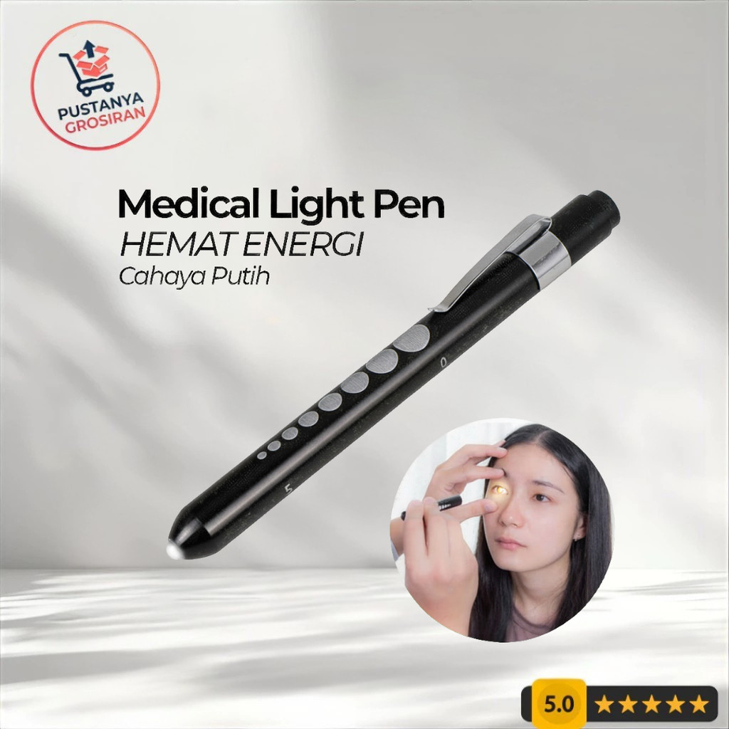 Senter Penlight Medis - Alat Bantu Cek Mata & Mulut
