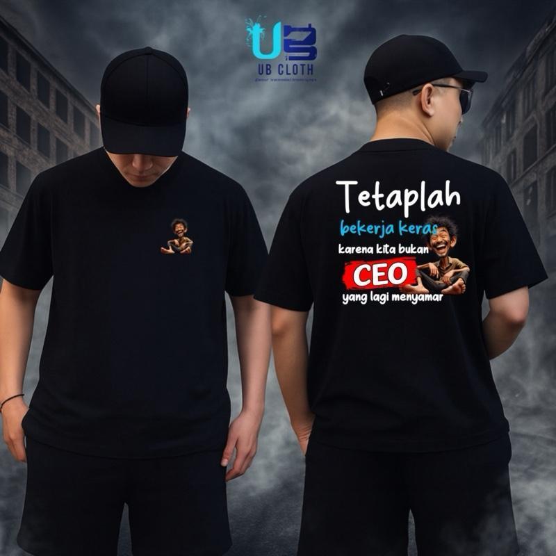 Kaos Kita Bukan CEO yang Lagi Menyamar 30s Distro Kaos Kata Kata AB3 EB3 Nnik