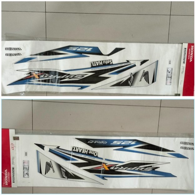 STRIPING FULL SET KANAN KIRI SUPRA 871-X0-K41-N00ZCL-ZCR