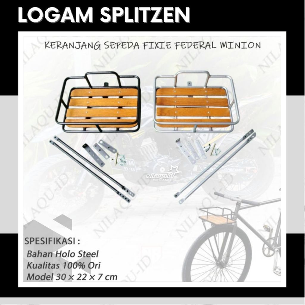 TERBARU Keranjang Front Rack Sepeda Fixie Federal Minion Seli Mtb Front Rack Sepeda Commuter Bike