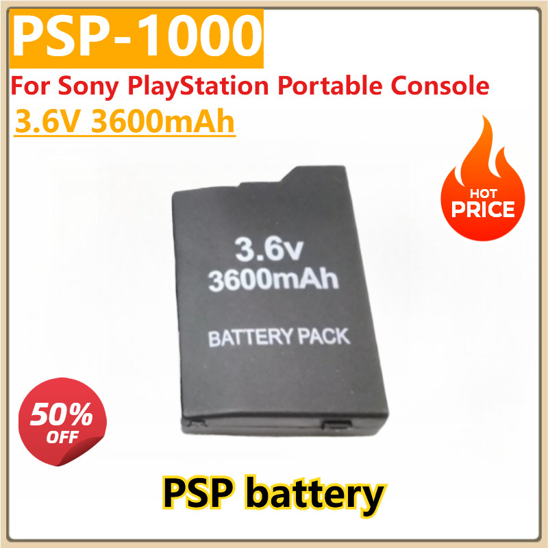 New PSP-110 PSP-1005 PSP-1000 Replacement Battery 3.6V 3600mAh for Sony PlayStation Portable Console