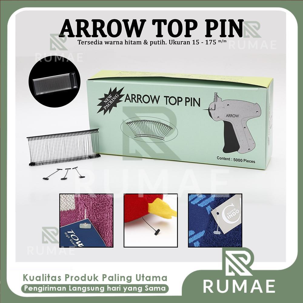 RUMAE Refill Tag Gun Pin 50mm Arrow Top Pin Jarum Label Harga Baju Untuk Mesin Tagging Pakaian Toko 