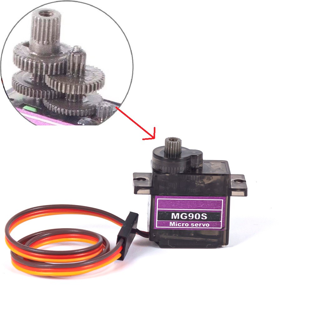 Micro 9g 23 x 22 x 12mm All Metal Gear Servo For Futaba Hitec HS-55 GWS walkera RC Helicopter Remote