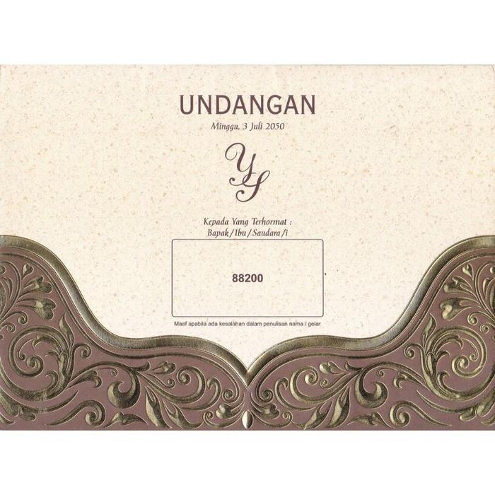 Undangan Blangko kosong ERBA 88200 isi 100 Lembar - ., Standar