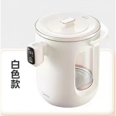 Ketel Air Listrik Midea HOUSEHOLD, Ketel Listrik Kaca Portabel MK-SPGC3004 3L, Pemanas Air, Teko Teh
