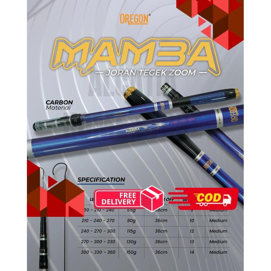 Joran Tegek Zoom Oregon Mamba -  180-210-240cm -alca