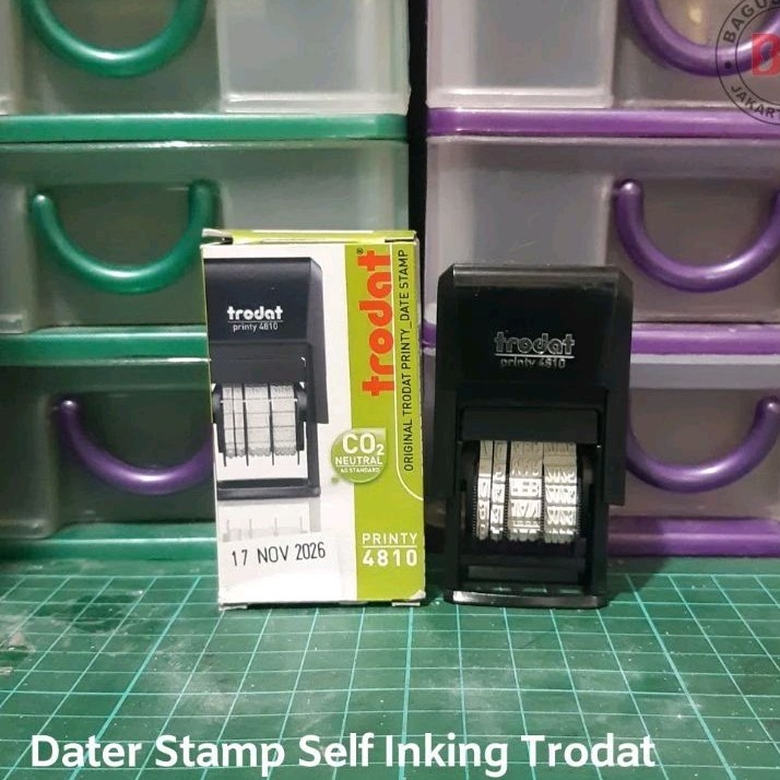READY Stempel Trodat 4810  Stempel Tanggal Otomatis / Dater Otomatis