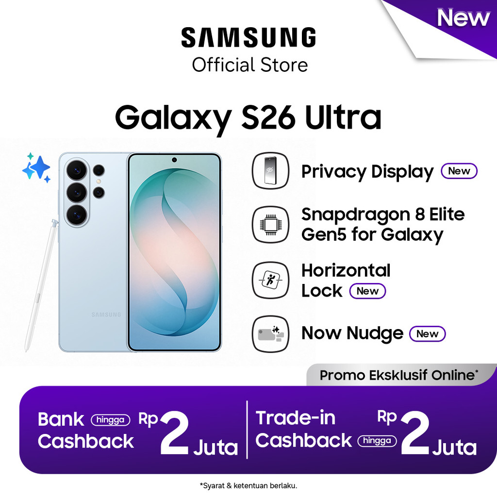 Samsung Galaxy S26 Ultra 12/512GB - Sky Blue| Hp AI | Privacy Display