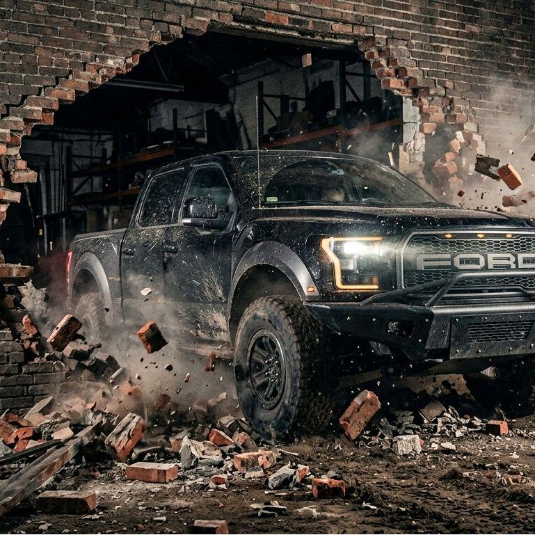 HIASAN DINDING PAPAN MDF & STIKER VINYL MOBIL KELUAR DARI TEMBOK ESTETIK SIZE 20X30CM