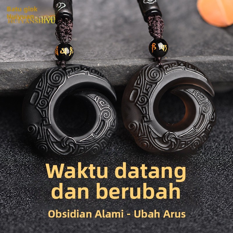 Liontin Reinkarnasi Giok Afghanistan, Jimat Keberuntungan Giok Hitam, Liontin Giok