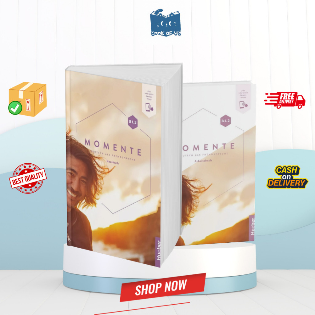 Buku Bahasa Jerman Momente B1.2 Kursbuch & Arbeitsbuch