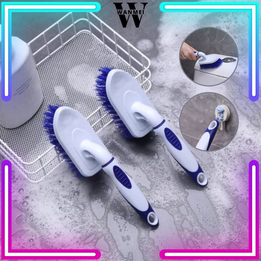 WM Sikat Pembersih Lantai Gagang Panjang Toilet Kamar Mandi Serbaguna
