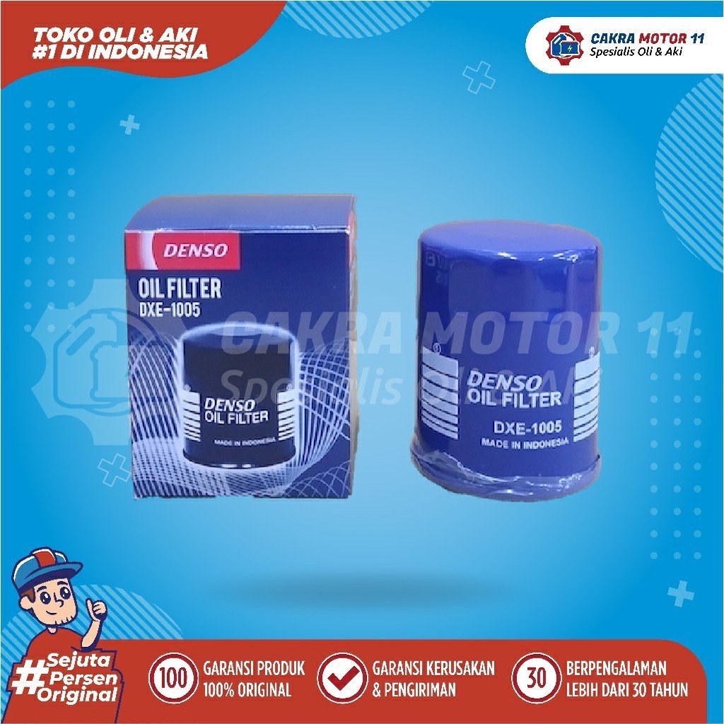 Mitsubishi Kuda Bensin Oli Filter Denso Dxe-1005
