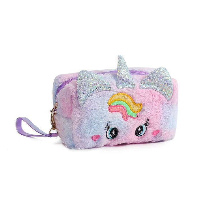 TERBARU Kotak Pensil Pouch Make up Unicorn Wadah Aksesoris Alat Tulis Unicorn Alat Rias Tempat Penci