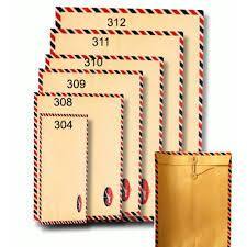 AMPLOP AIRMAIL COKLAT TALI / MAP TALI / MAP COKLAT / Amplop Tali 310 311 312 A4 F4 Folio Coklat