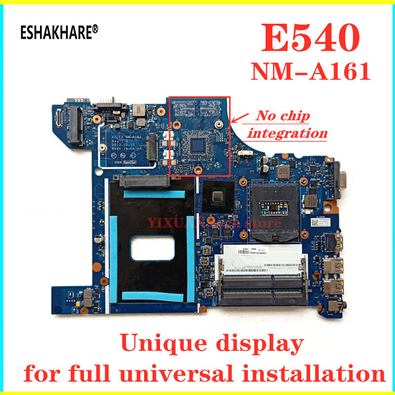 AILE2 NM-A161 For Lenovo Thinkpad Edge E540 Laptop Motherboard UMA or GPU With GT740 840M 2GB GPU 04