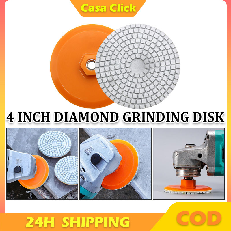 Diamond Polishing Pad 4 inch Basah Kering Poles Granit Marmer Batu