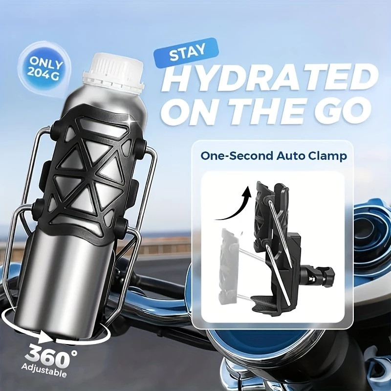 Bottle Holder Motor Tempat Botol Motor Universal Cup Holder Gaya stang